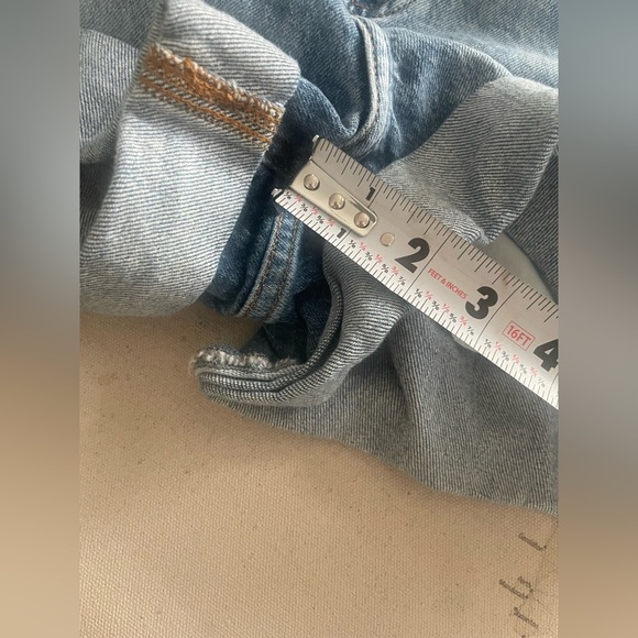 BDG High Rise Stretch Roll Hem Denim Shorts Size 27 - Picture 5 of 6